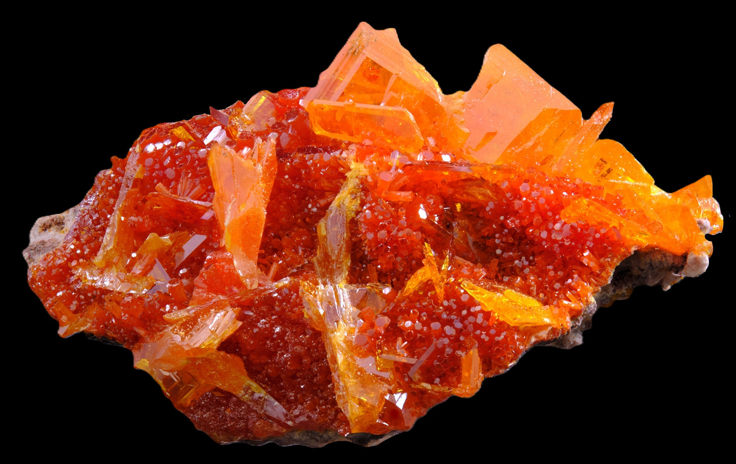 Mimetite with Wulfenite