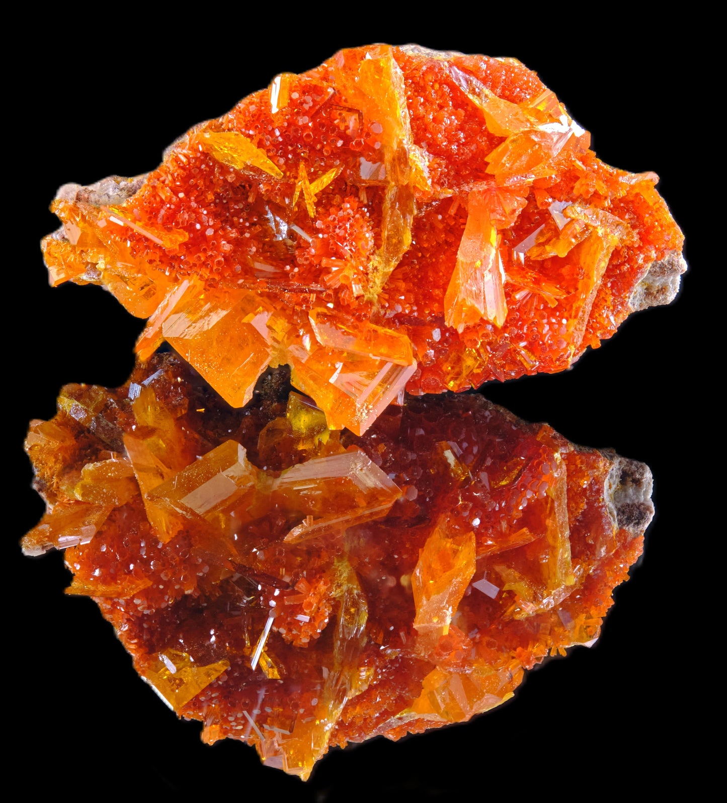 Mimetite with Wulfenite