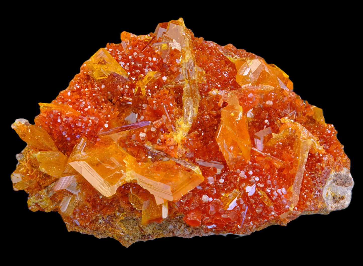 Mimetite with Wulfenite