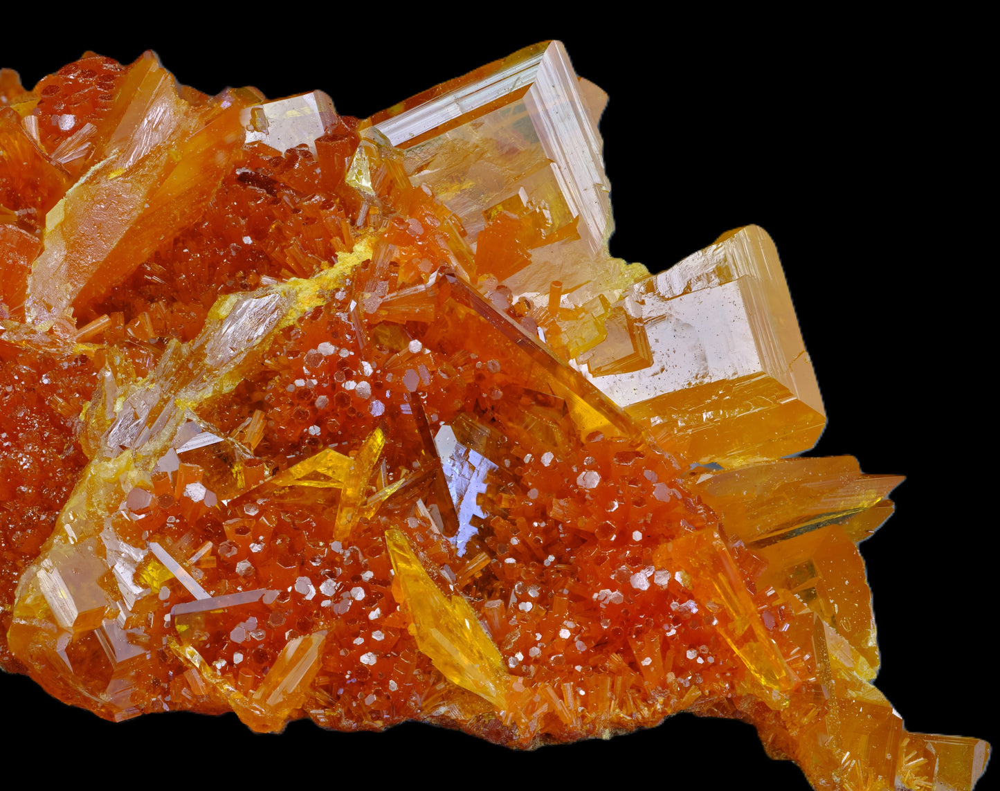 Mimetite with Wulfenite