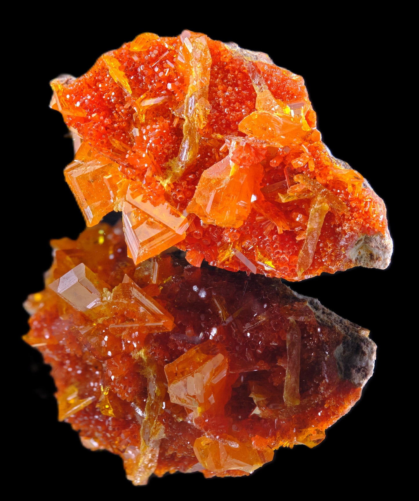 Mimetite with Wulfenite