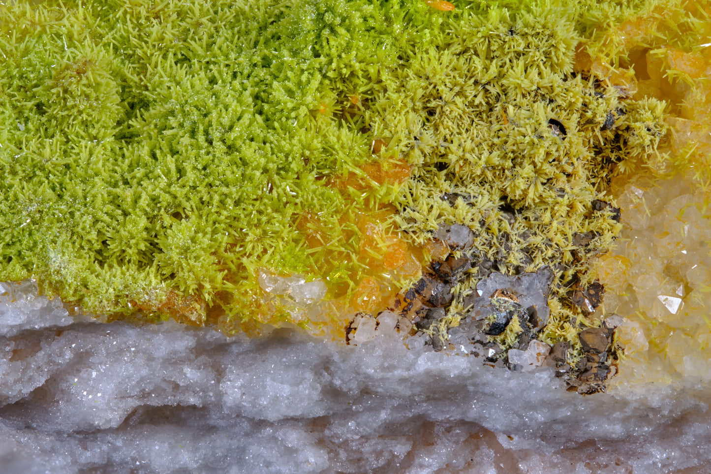 Stolzite &amp; Mimetite