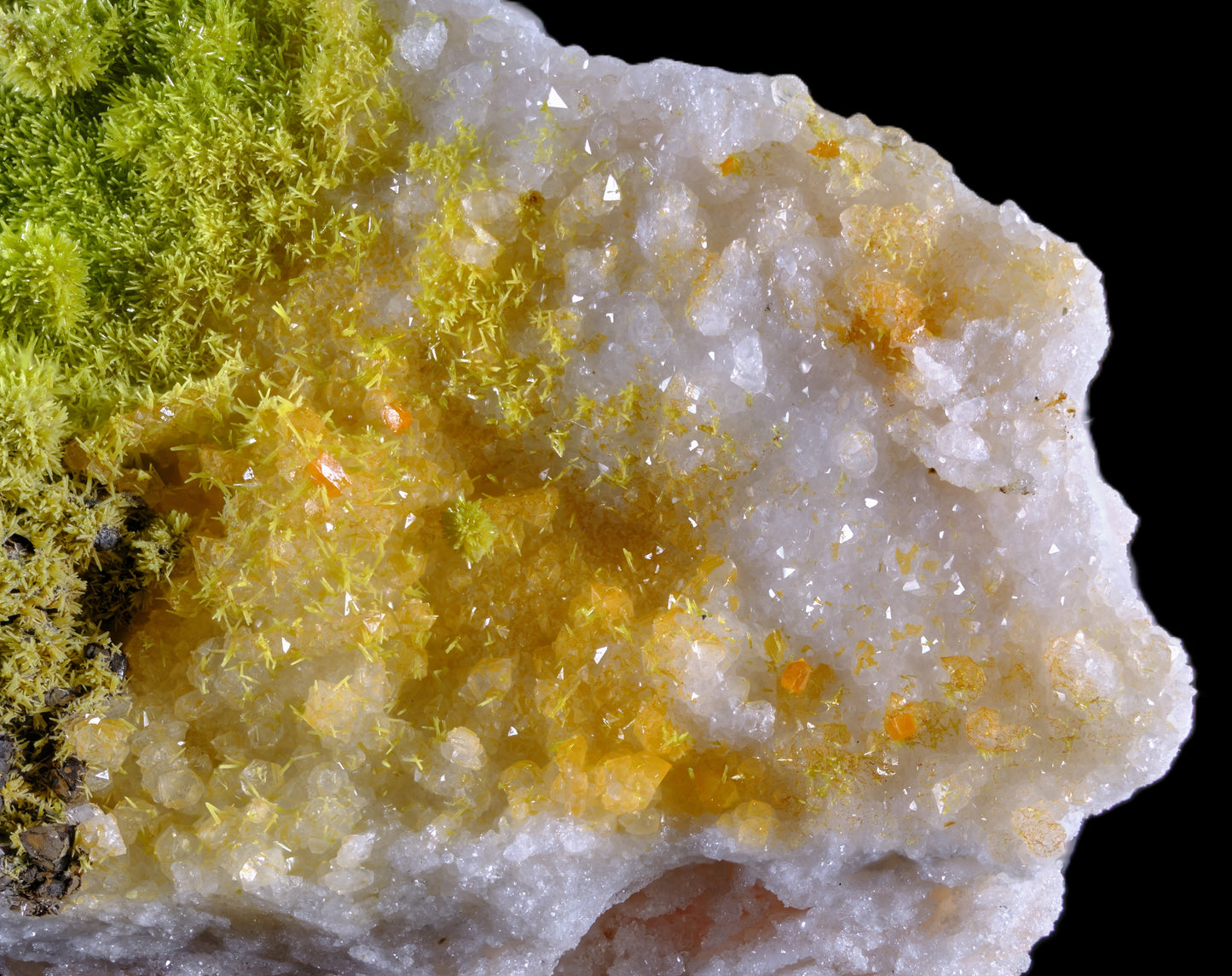 Stolzite &amp; Mimetite