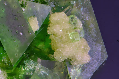 Garnet (var. Chromian Grossular) with Vesuvianite