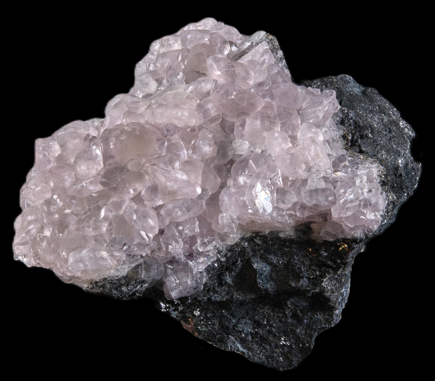 Smithsonite on Sphalerite