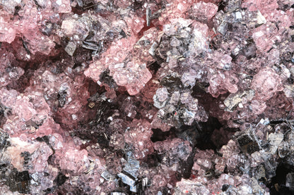 Rhodochrosite on Manganite