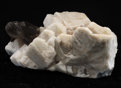 Smoky Quartz on Perthitic