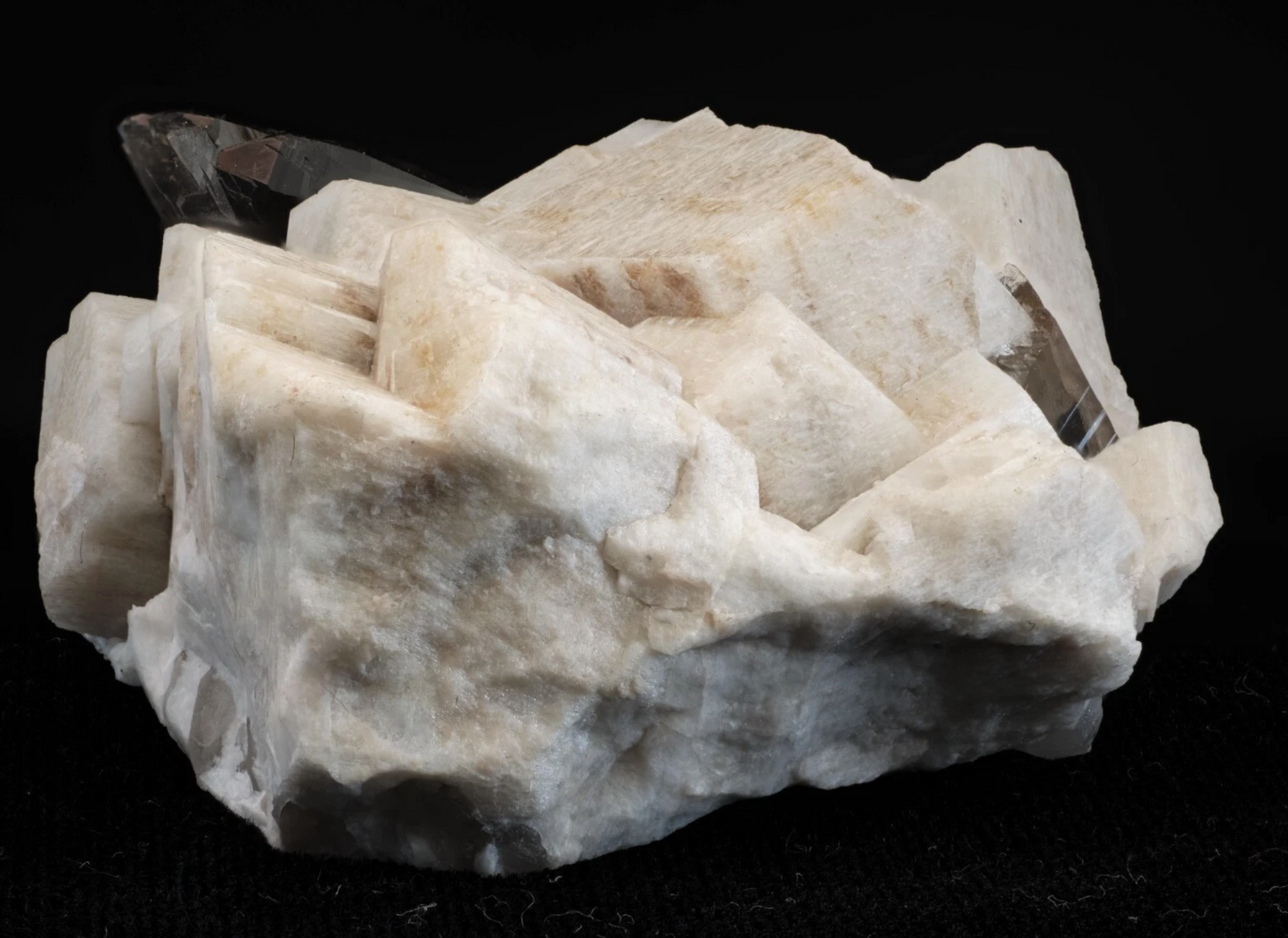 Smoky Quartz on Perthitic