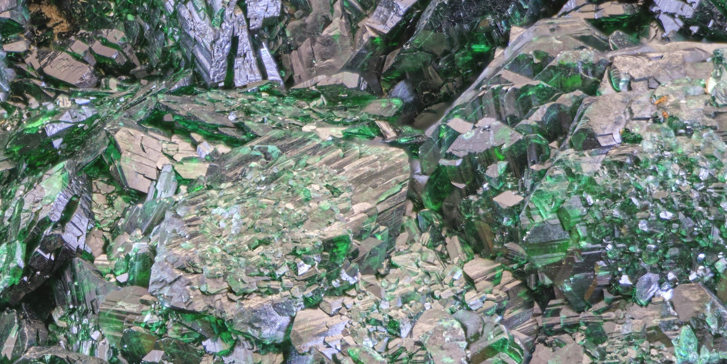 Malachite (Primary and as Ps. After Cuprite) and Chrysocolla