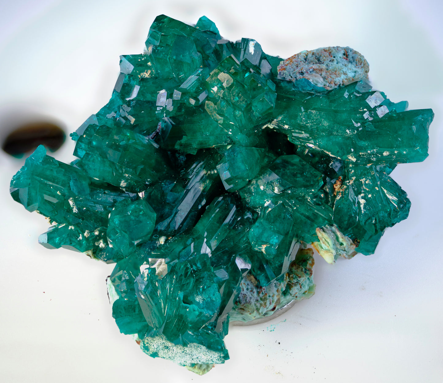 Dioptase with Plancheite