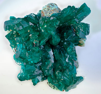 Dioptase with Plancheite
