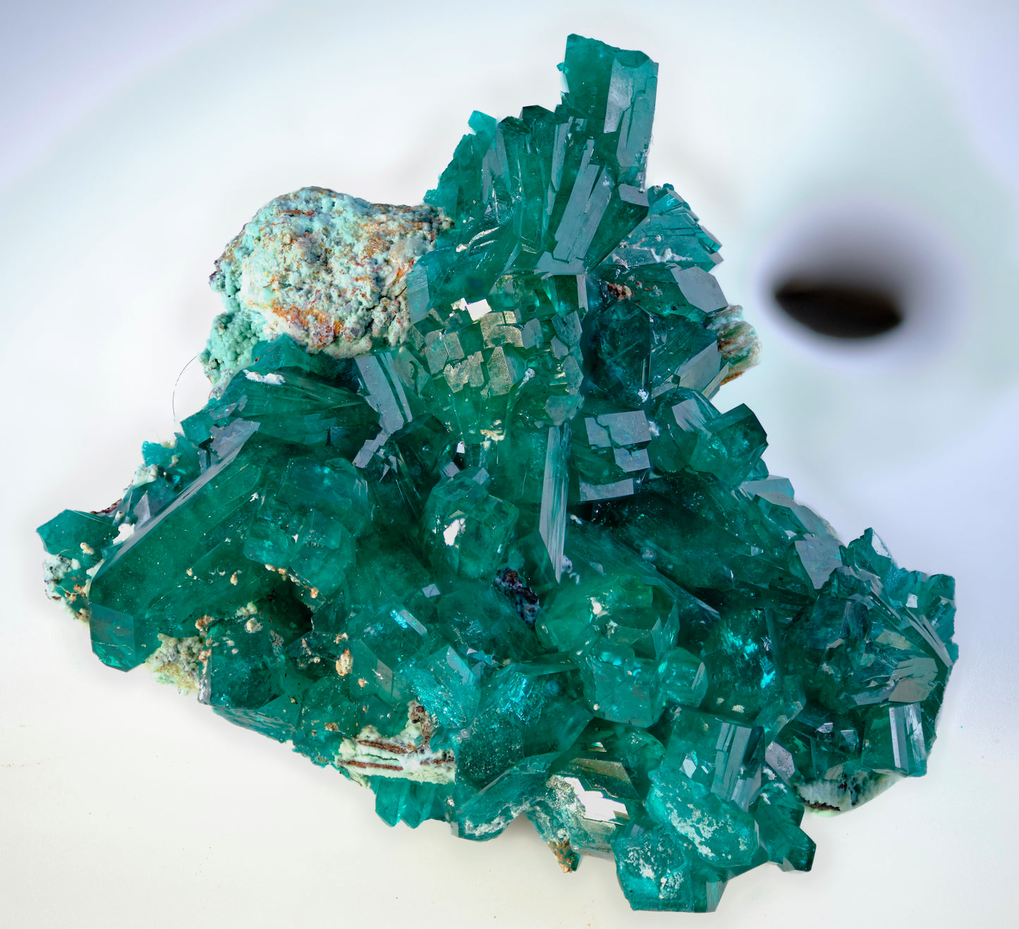 Dioptase with Plancheite
