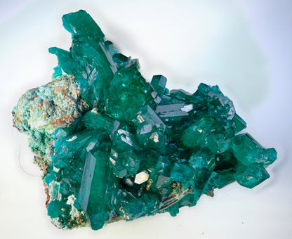 Dioptase with Plancheite