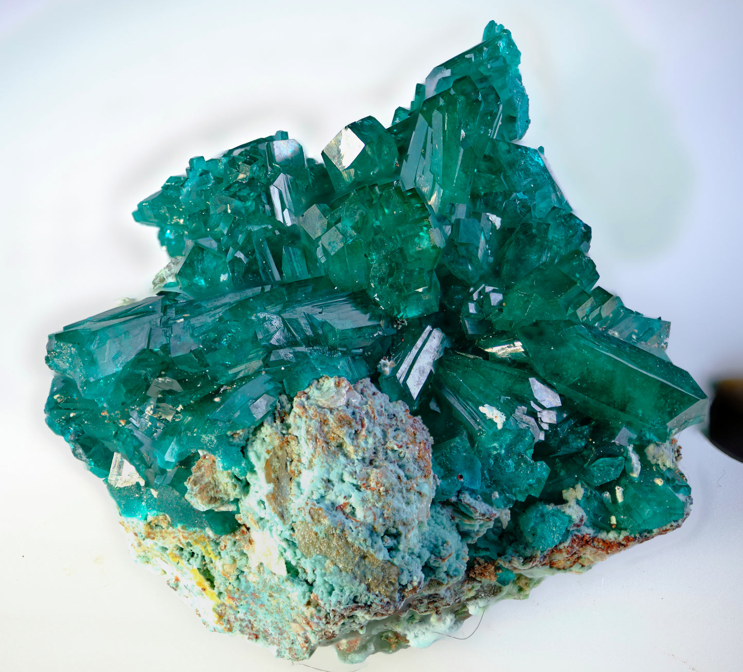 Dioptase with Plancheite