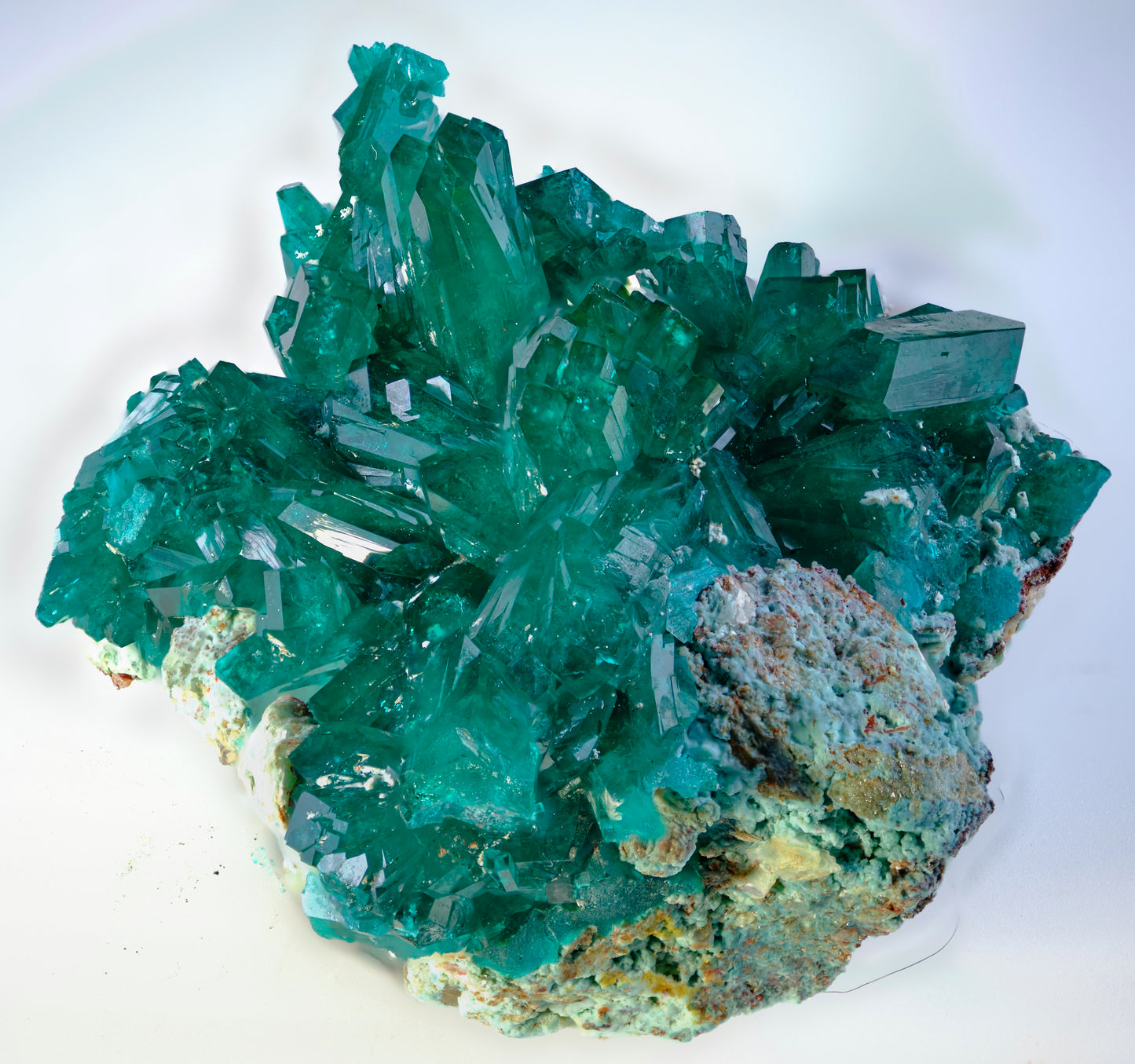 Dioptase with Plancheite