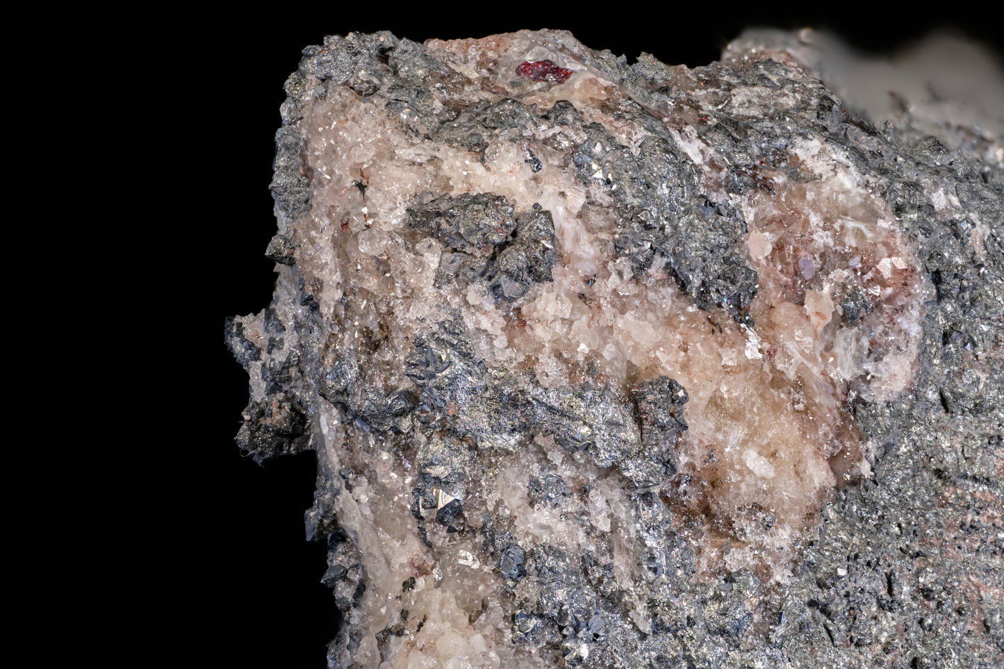 Silver with Acanthite after Argentite
