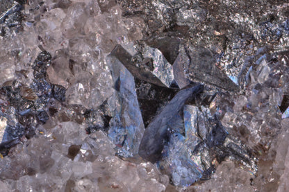 Silver with Acanthite after Argentite