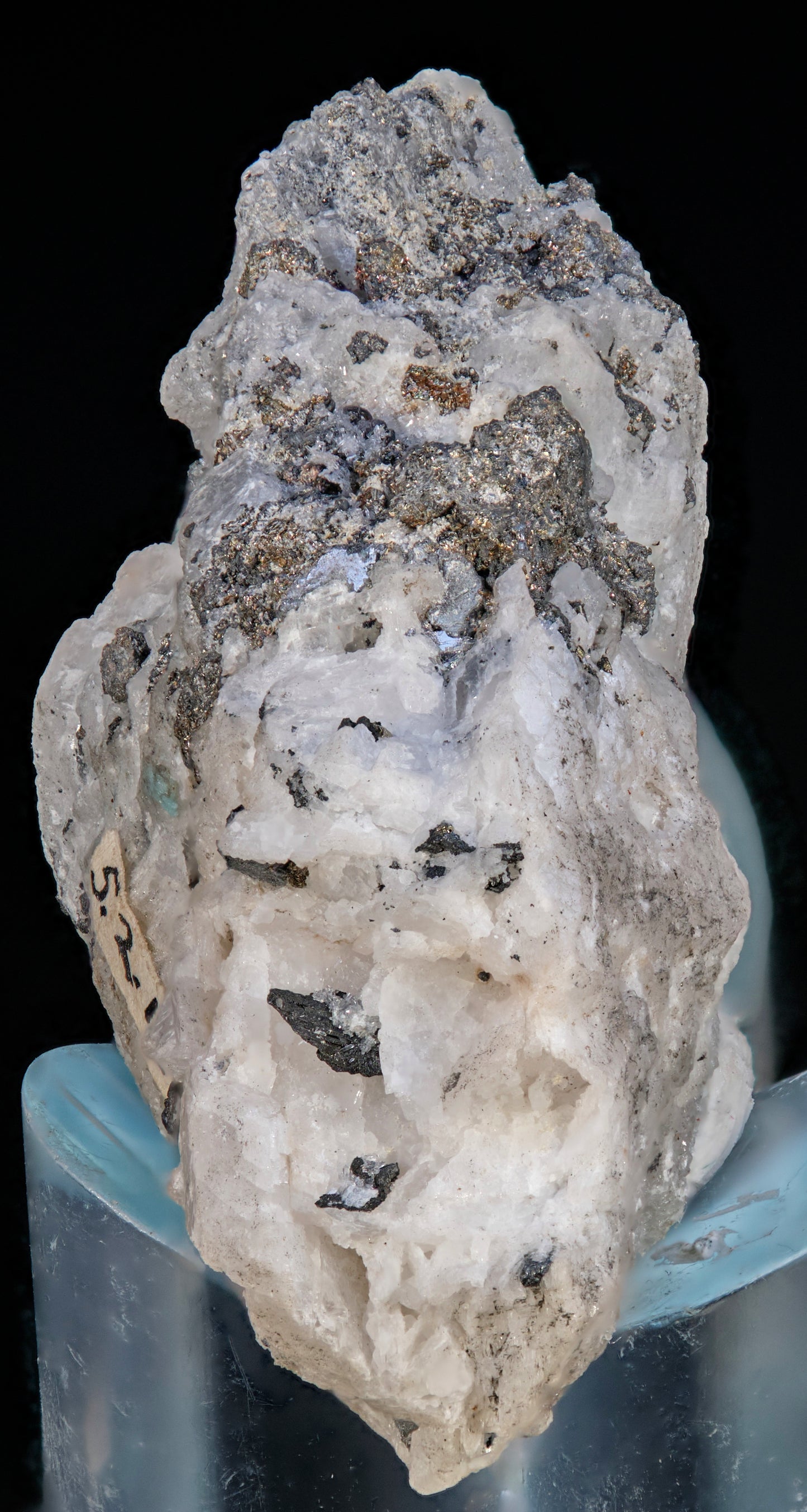 Wire Silver with Polybasite & Stephanite Ps. after Polybasite & Argentite