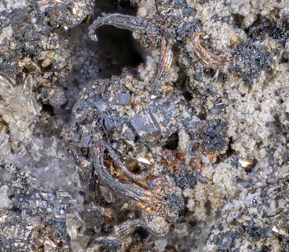 Wire Silver with Polybasite & Stephanite Ps. after Polybasite & Argentite