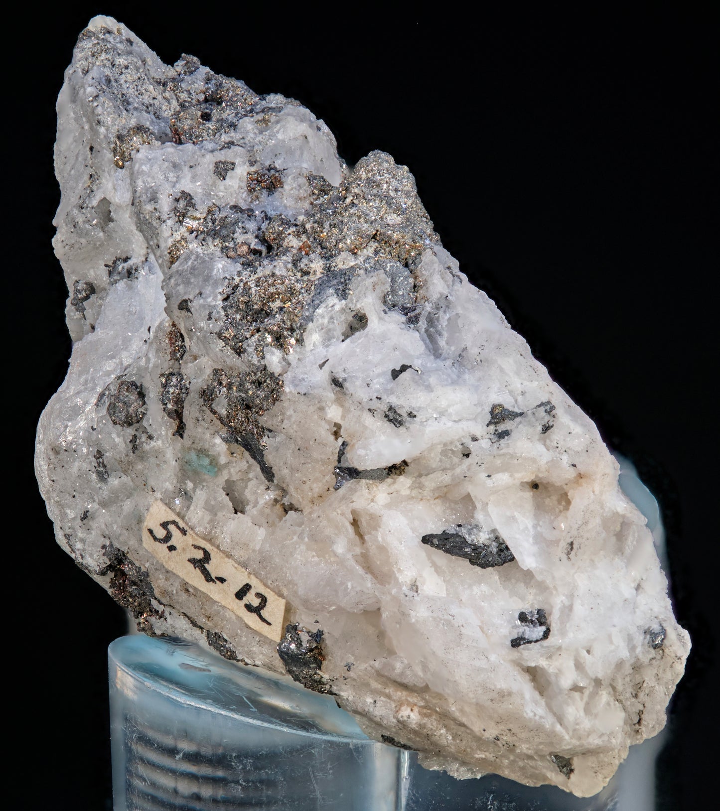 Wire Silver with Polybasite & Stephanite Ps. after Polybasite & Argentite