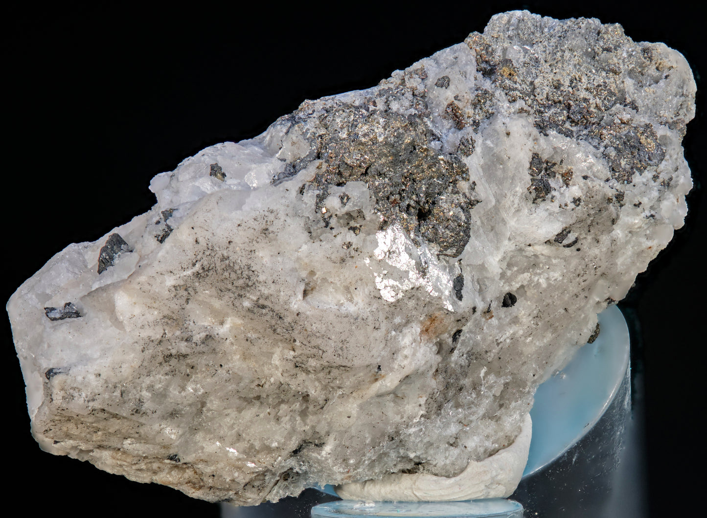 Wire Silver with Polybasite & Stephanite Ps. after Polybasite & Argentite