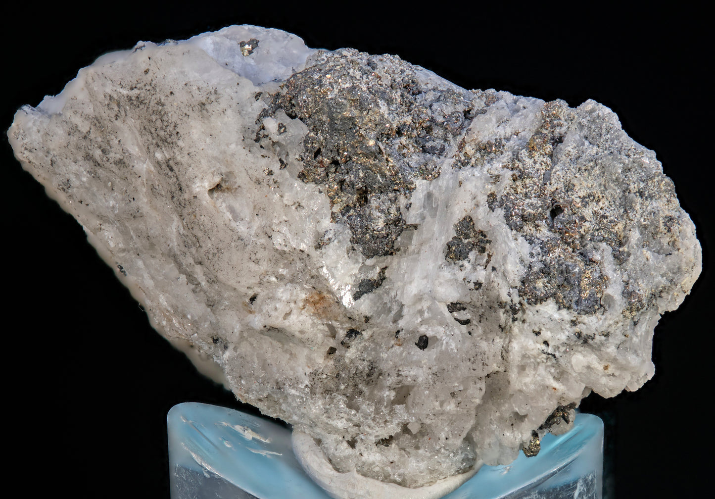 Wire Silver with Polybasite & Stephanite Ps. after Polybasite & Argentite