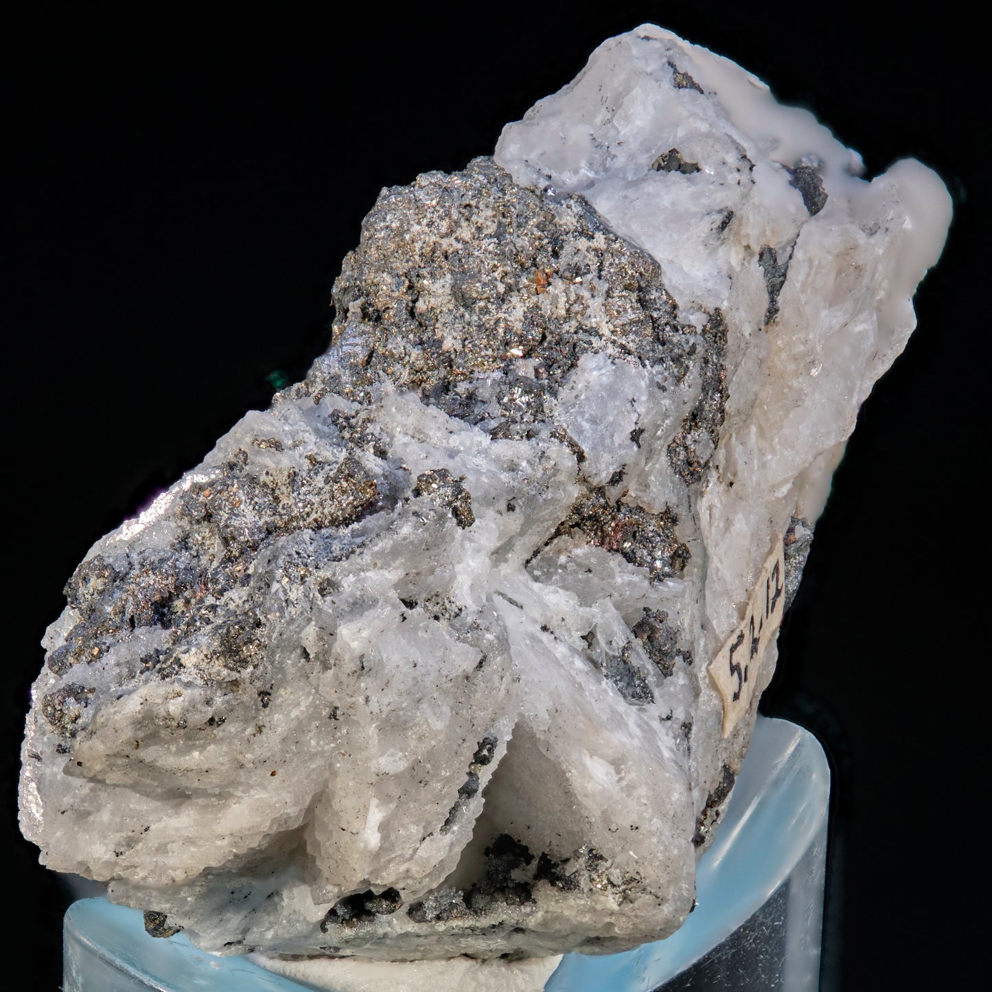Wire Silver with Polybasite & Stephanite Ps. after Polybasite & Argentite