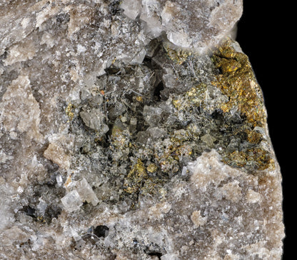 Polydymite with Chalcopyrite on Dolomite
