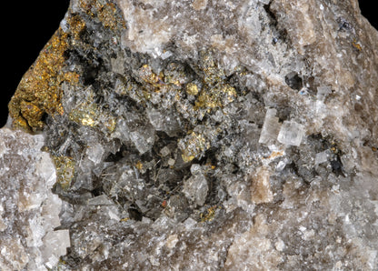 Polydymite with Chalcopyrite on Dolomite