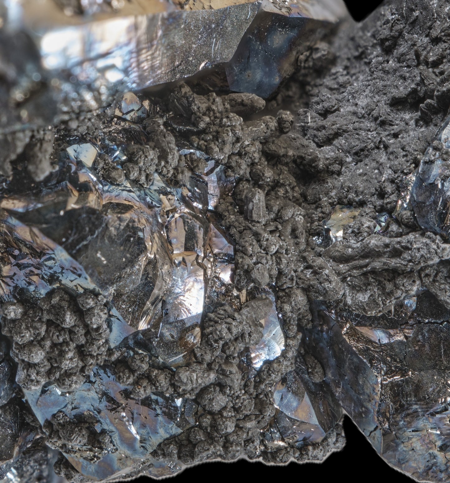 Skutterudite var. Smaltite with Arsenopyrite