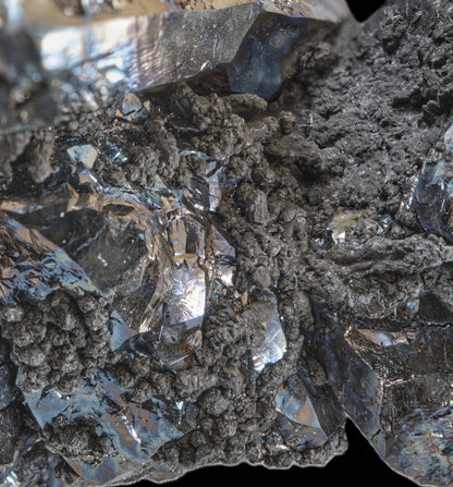 Skutterudite var. Smaltite with Arsenopyrite