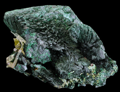Malachite Ps. after Azurite with Wulfenite