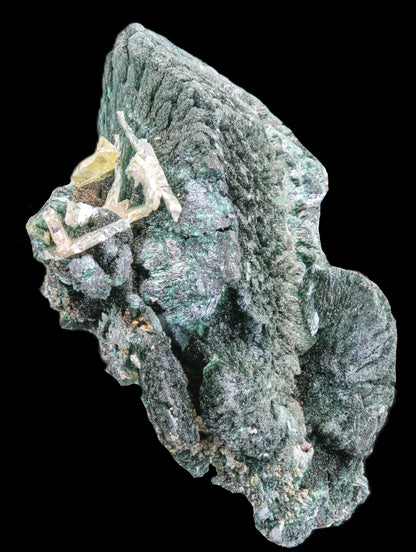 Malachite Ps. after Azurite with Wulfenite