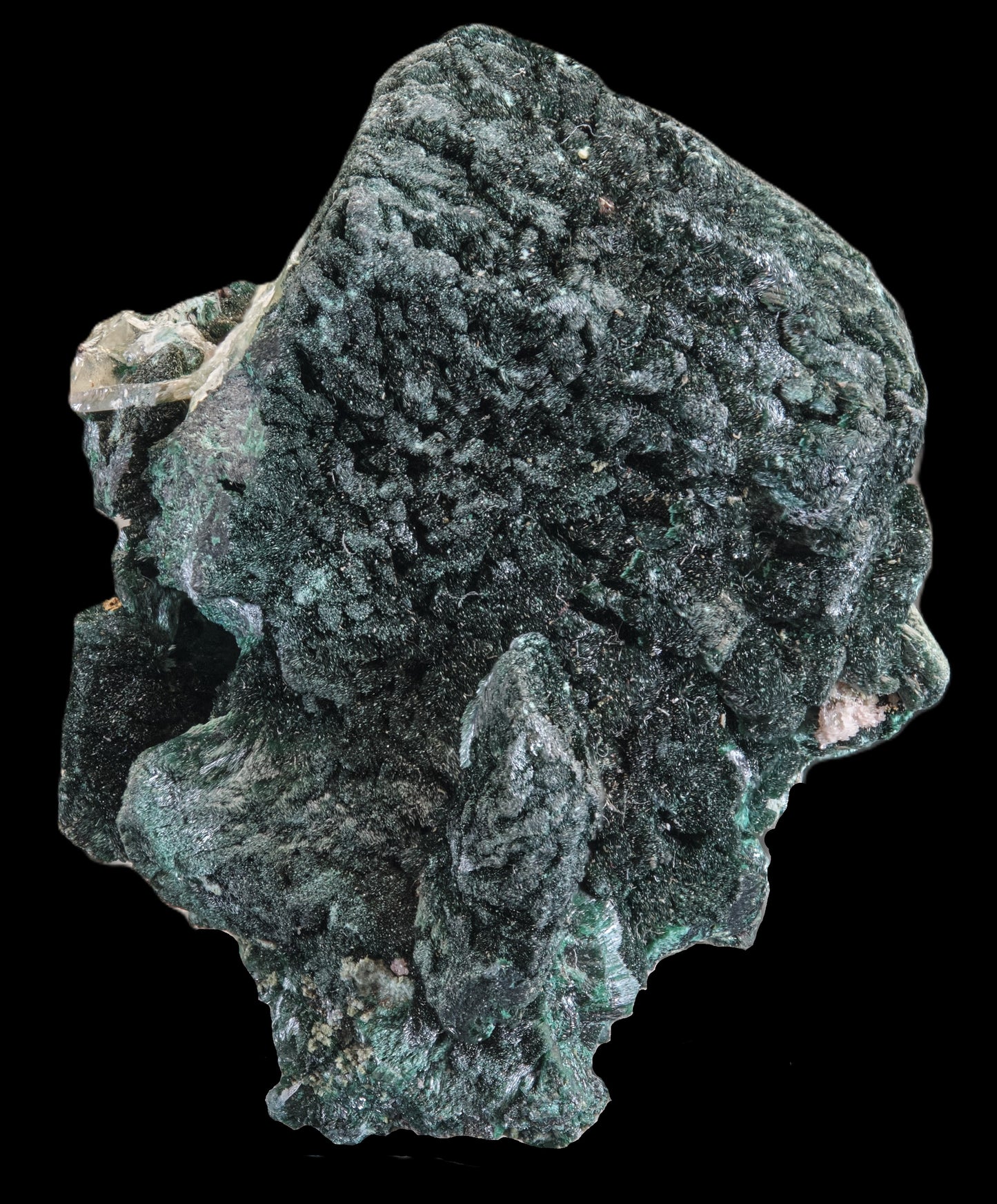 Malachite Ps. after Azurite with Wulfenite