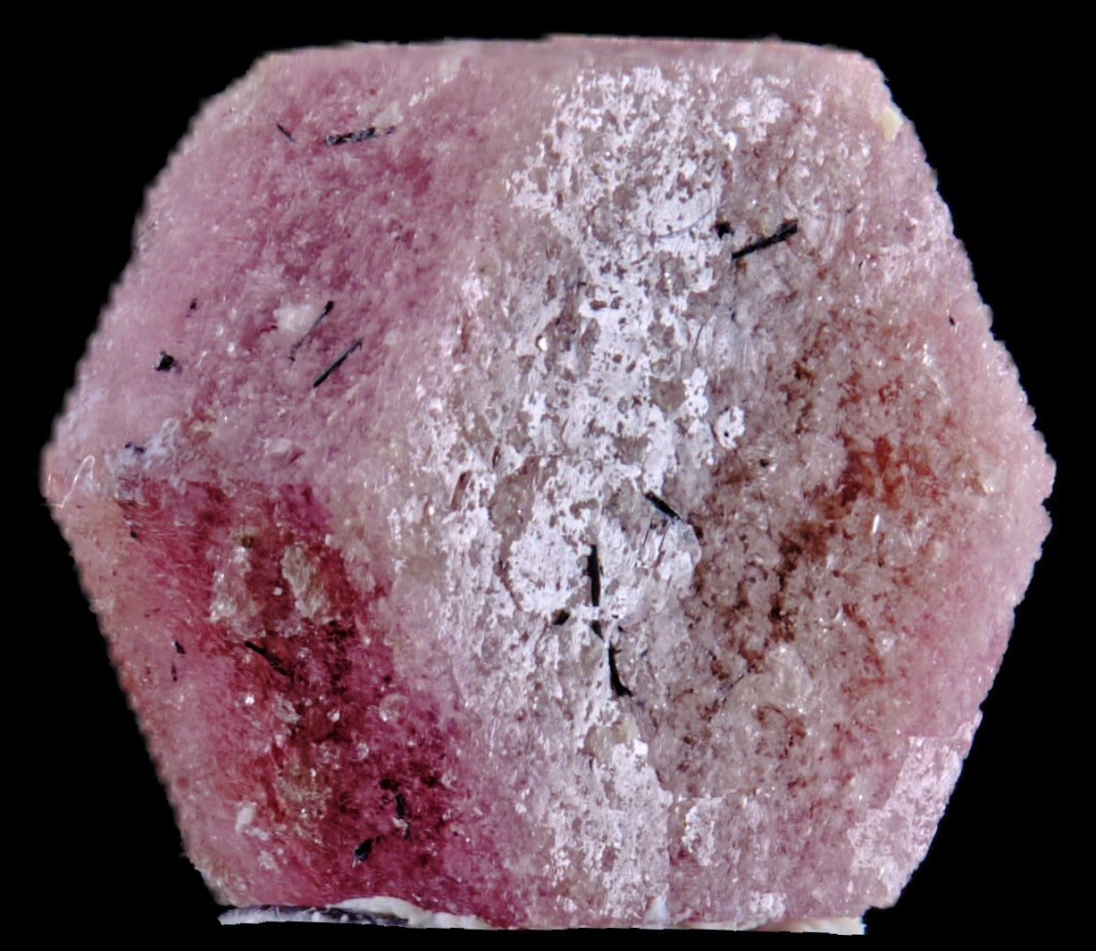 Red Beryl with Pseudobrookite