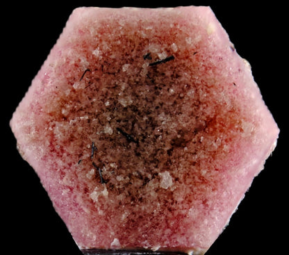 Red Beryl with Pseudobrookite