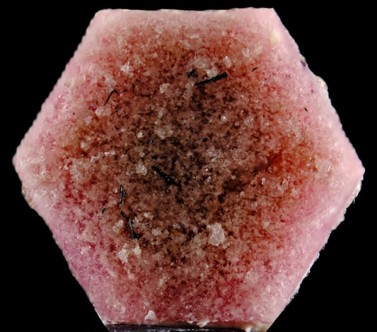 Red Beryl with Pseudobrookite