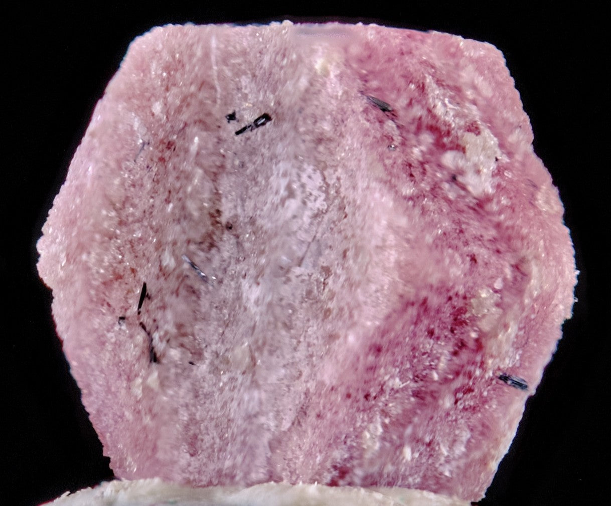 Red Beryl with Pseudobrookite