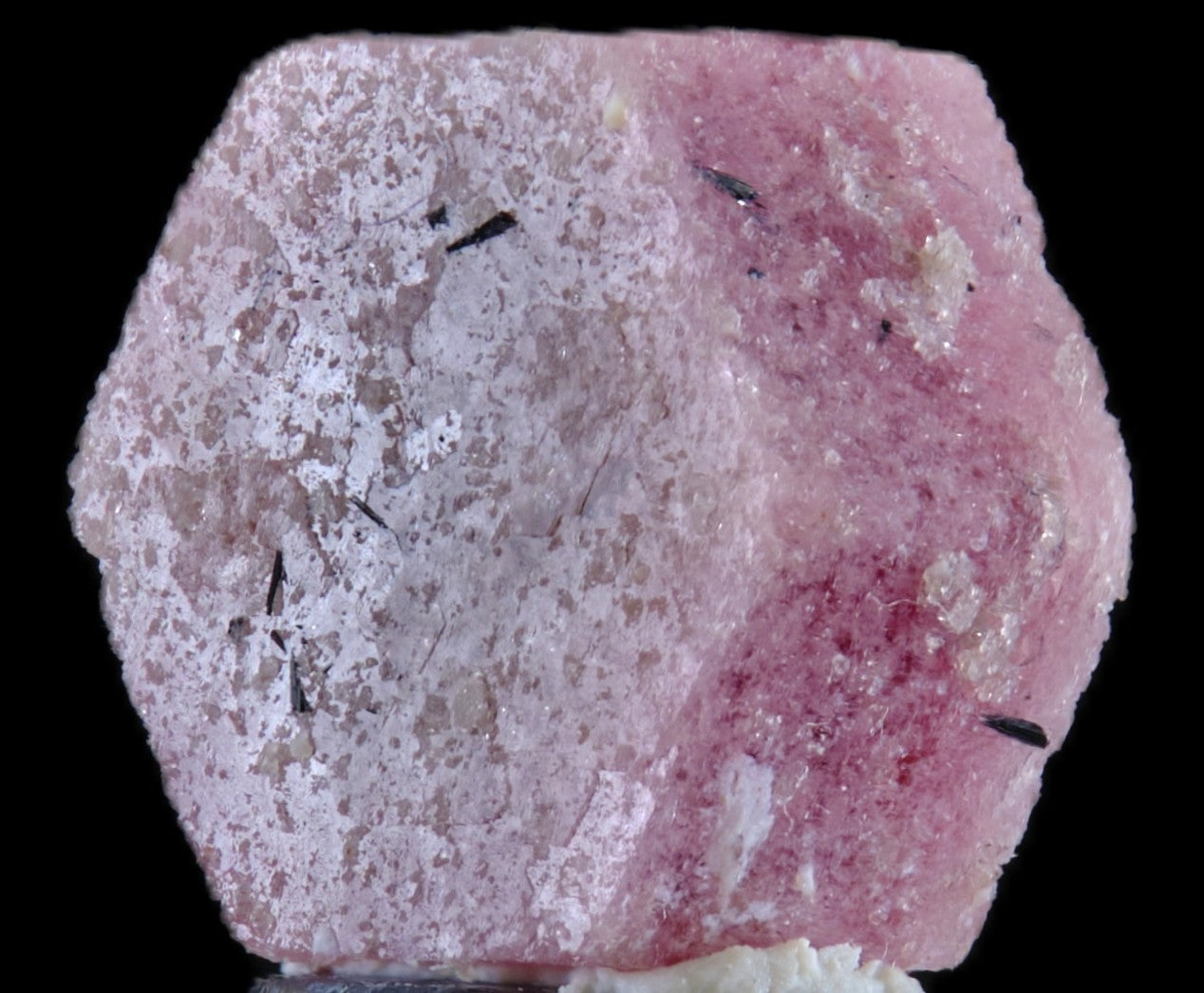 Red Beryl with Pseudobrookite