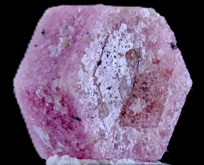 Red Beryl with Pseudobrookite