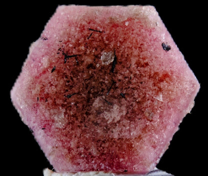 Red Beryl with Pseudobrookite