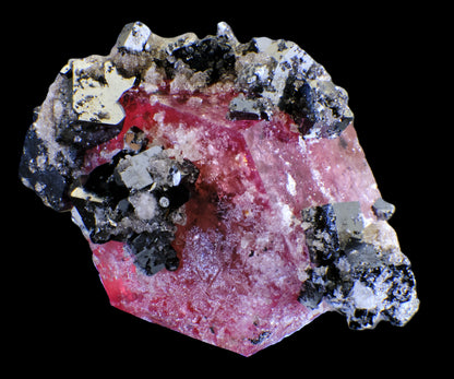 Red Beryl with Bixbyite