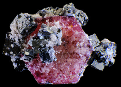 Red Beryl with Bixbyite