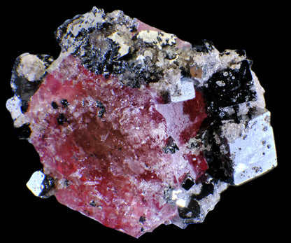 Red Beryl with Bixbyite