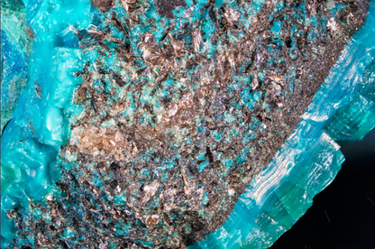 Cornetite with Gel Chrysocolla and Malachite