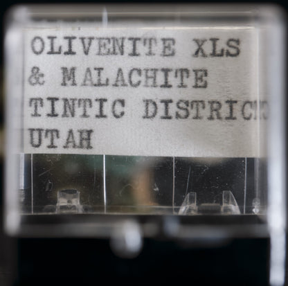 Olivenite with Malachite