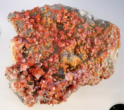 Vanadinite with Quartz