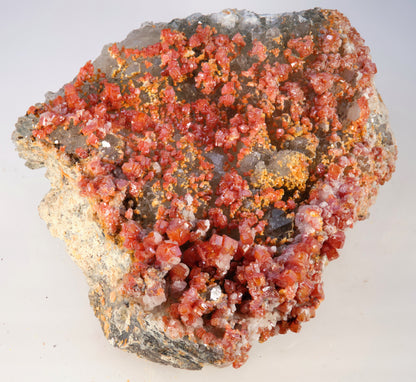 Vanadinite with Quartz
