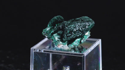 Malachite Ps. after Azurite with Wulfenite