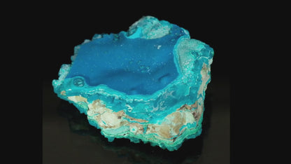 Cornetite with Chrysocolla and Malachite